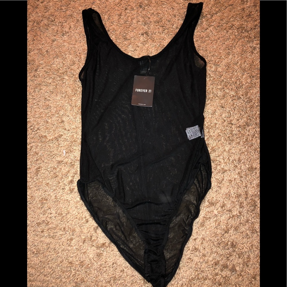 Forever 21 Mesh Leotard